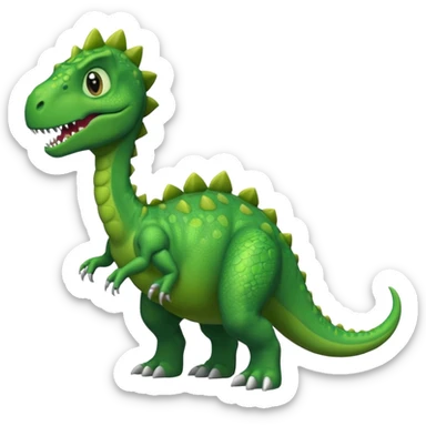 Dinosaur with long arms and little fit  sticker