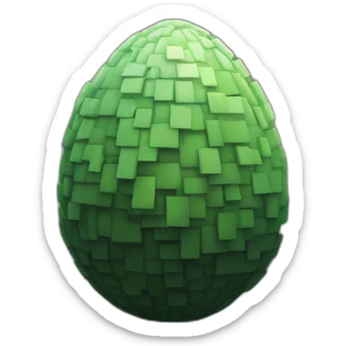 Minecraft dragon egg. Text above "Emperor" sticker
