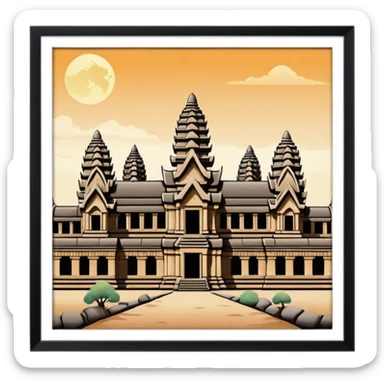 Angkor Wat sticker