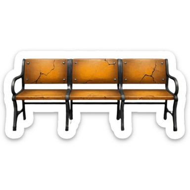 Old Waiting Room - london UK sticker