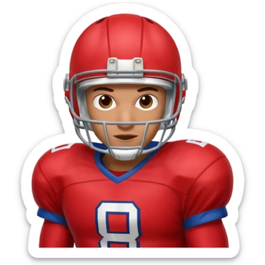 Spiderman playing football sticker