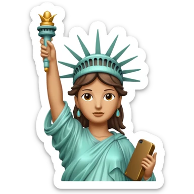 Statue of liberty sticker