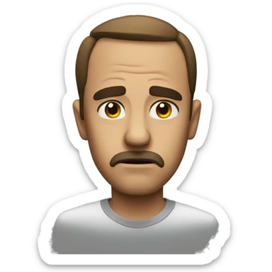 look of contempt sticker