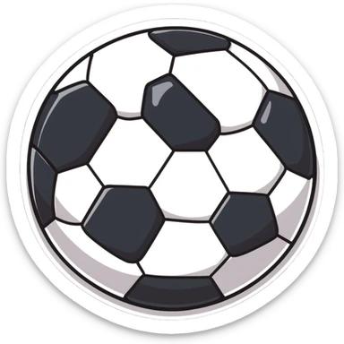 soccer ball sticker