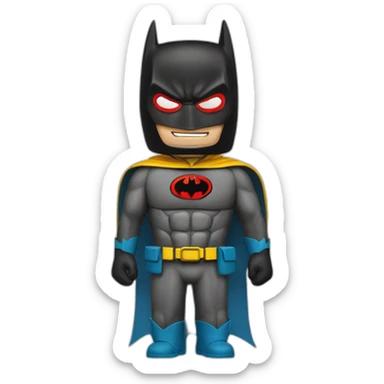 Batman dans le costume d Spider-Man sticker