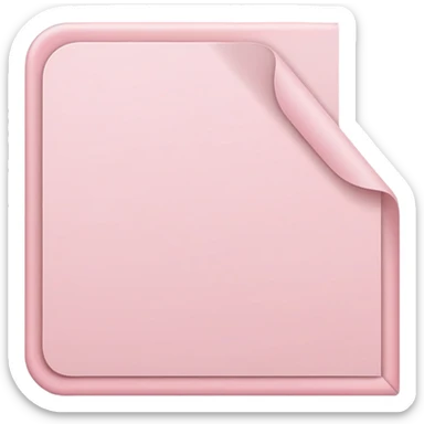 Light pink file sticker
