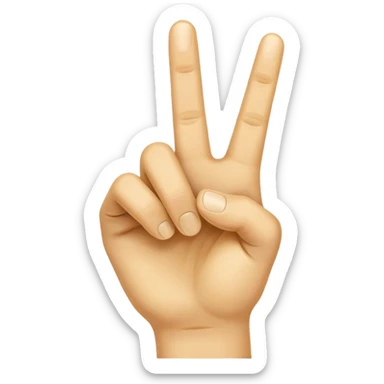 Three-finger salute fip sticker