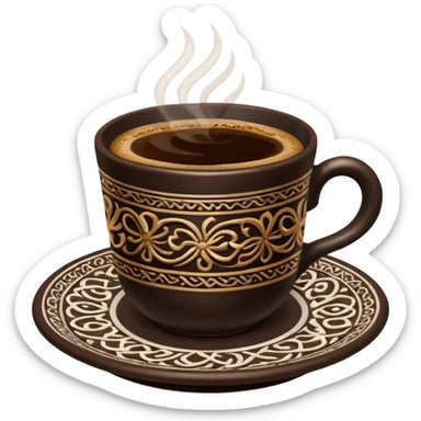 turkish coffe sticker