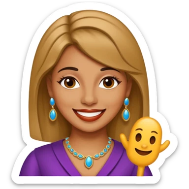 French singer Theodora sticker