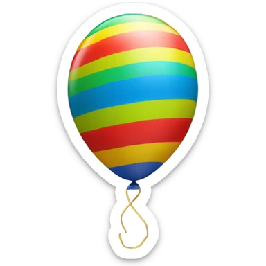 colorful Ballon sticker