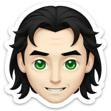 loki winking sticker
