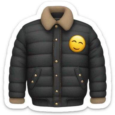 gift with lv pufffer jacket sticker