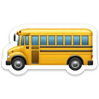 School bus sticker