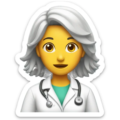 Chica Enfermera sticker