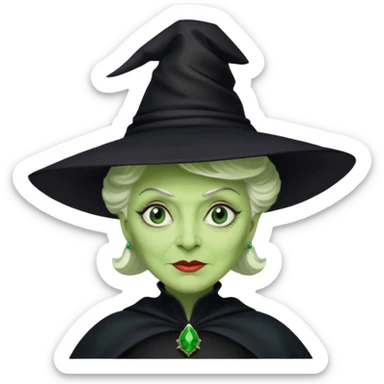 Madame morrible flip it around wicked witch sticker