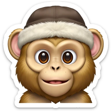 Monkey with a RFK hat sticker