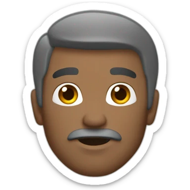 hombre fuerte sticker