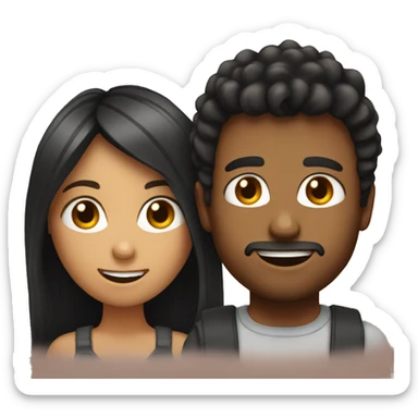 Me and my partner  sticker