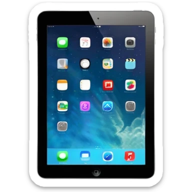 ipad with black screen sticker
