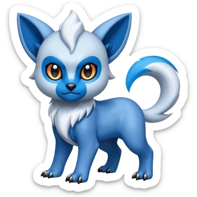Luxio-Absol-Dewott-fusion sticker