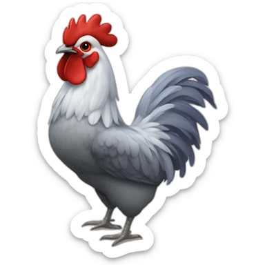 Gallo fino de pelea sticker