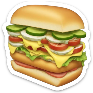 Subway sandwich  sticker