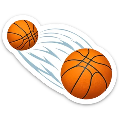 completely missing the basketball hoop include the trajectory being off sticker