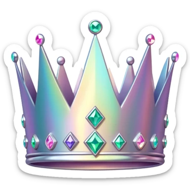 Y2K crown MCBLING  sticker