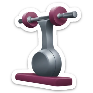 gym weights in Bordeaux  sticker