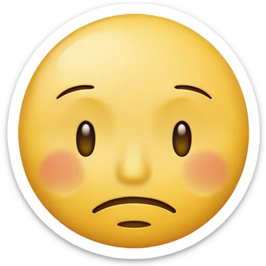 tired smiley, wants to sleep sticker