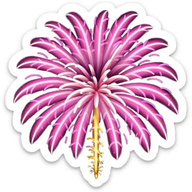 firework pink sticker