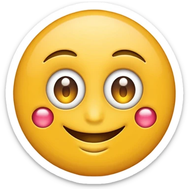 Emoji picando el ojo sticker