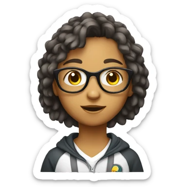 Cute Eagle Child student sticker