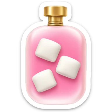 Perfume with marshmallows  sticker