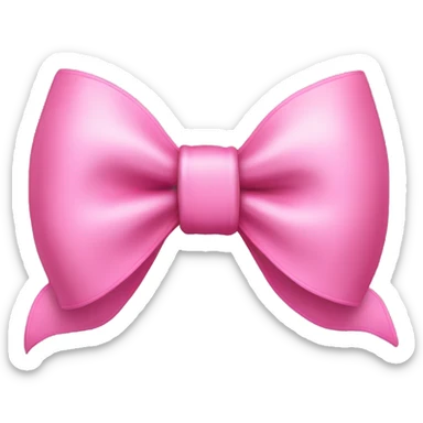 Pink coquette bow sticker