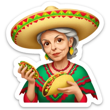 Taco Aficionado sticker