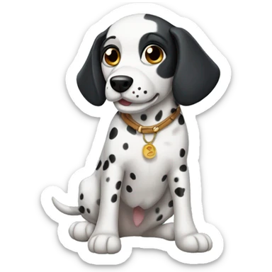 perro dalmata sticker