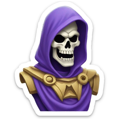 Skeletor comic ios 16 sticker