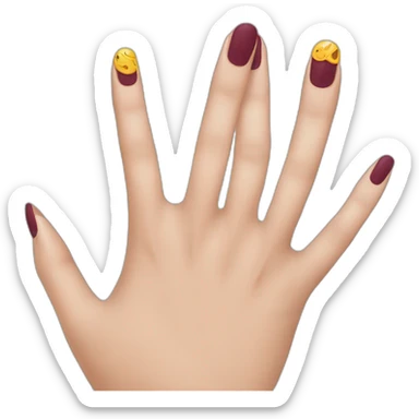 Uñas pintadas sticker