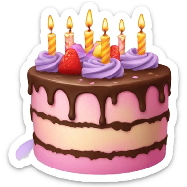 Birthday cake 22 sticker