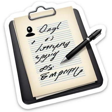 documents and personal license sticker