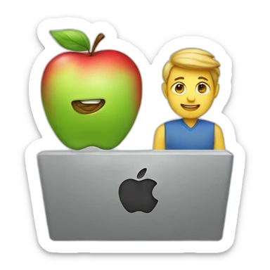 Apple company sticker