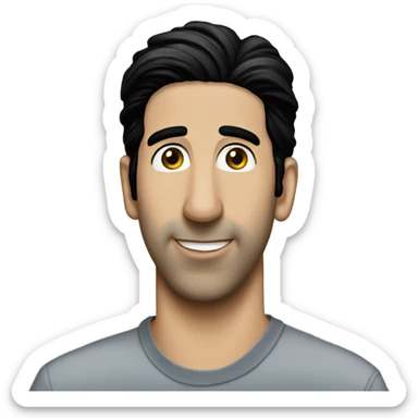 David Schwimmer sticker
