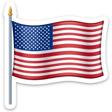 usa bandera sticker