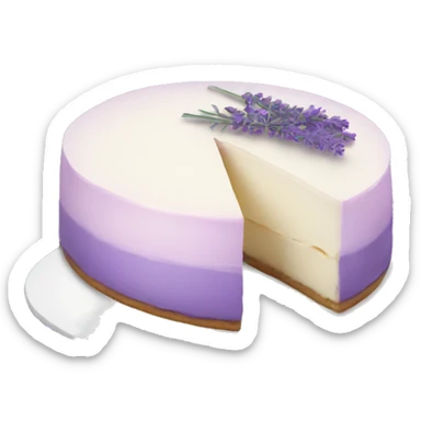 Lavender cheesecake  sticker