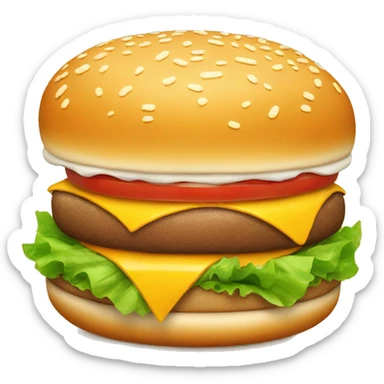 burger sticker