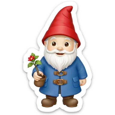garden gnome sticker