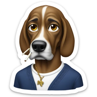 Snoop dog with a joint sticker