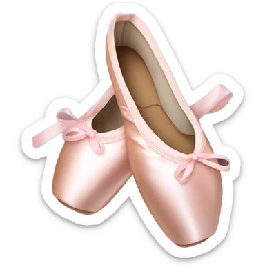 Ballet pointe shoes sticker