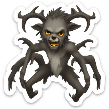 Wendigo sticker